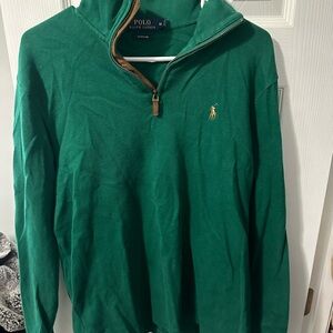 Ralph Lauren Estate Rib Green Sweater